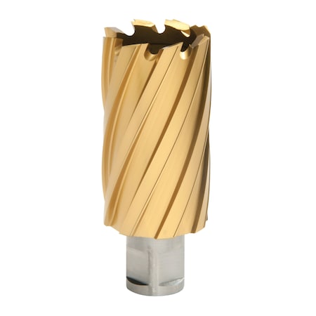 Hougen 1-1/2 in. X 2 in. 12,000-Series TiN Annular Cutter 12748